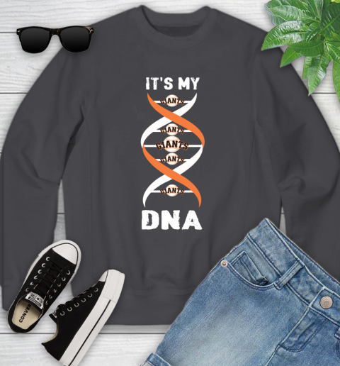 San Francisco Giants MLB Baseball It's My DNA Sports Youth Sweatshirt 5