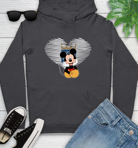 MLB Kansas City Royals The Heart Mickey Mouse Disney Baseball T Shirt_000 Youth Hoodie 8