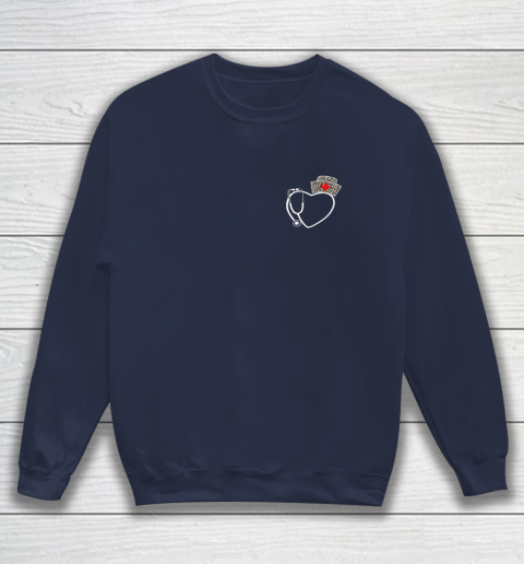 Heart Stethoscope Cute Love Nursing Gifts Valentine Day 2022 Sweatshirt 2