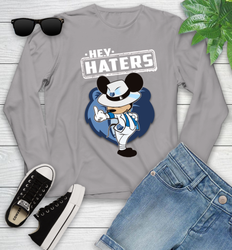 NBA Hey Haters Mickey Basketball Sports Memphis Grizzlies Youth Long Sleeve 5