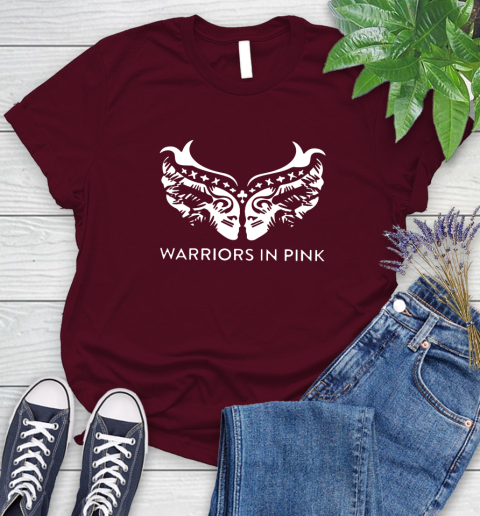 Ford cares warriors in pink shirt Women's T-Shirt 7