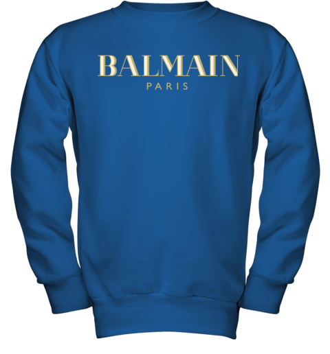 balmain blue sweatshirt