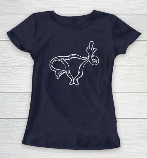 Middle Finger Uterus Women's T-Shirt 2