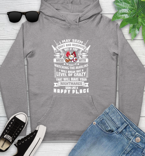 Miami Marlins MLB Baseball Don't Mess With Me While I'm Watching My Team Sports Youth Hoodie 7 Miami Marlins MLB Baseball Don't Mess With Me While I'm Watching My Team Sports Youth Hoodie - Image 7