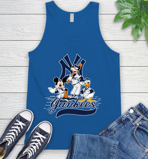 MLB New York Yankees Mickey Mouse Donald Duck Goofy Baseball T Shirt Tank Top 4