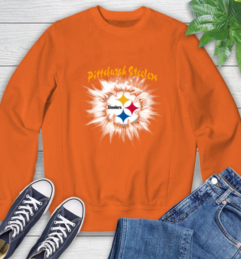Pittsburgh Steelers NFL Football Adoring Fan Rip Sports Sweatshirt 3