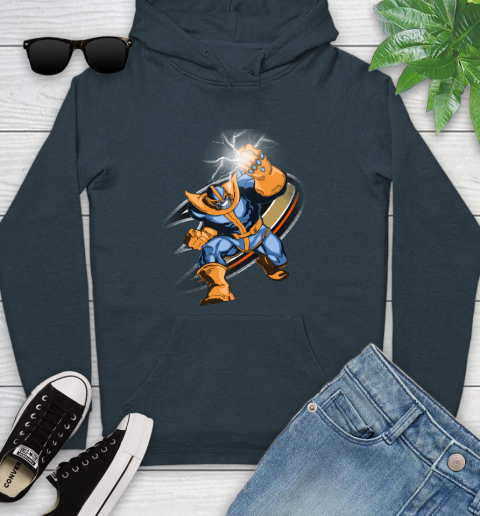 Anaheim Ducks NHL Hockey Thanos Avengers Infinity War Marvel Youth Hoodie 10