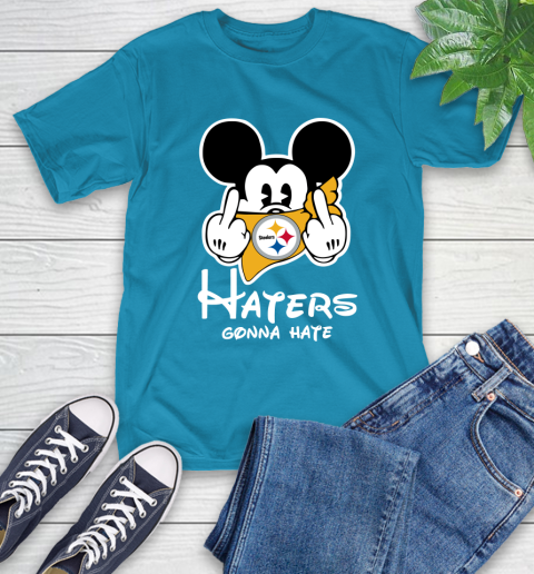 NFL Pittsburgh Steelers Haters Gonna Hate Mickey Mouse Disney Football T Shirt_000 T-Shirt 9