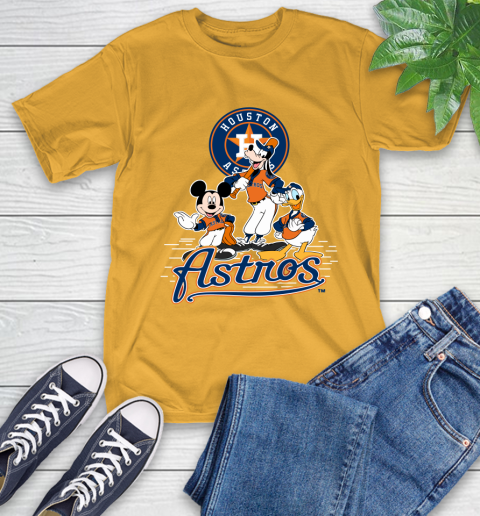MLB Houston Astros Mickey Mouse Donald Duck Goofy Baseball T Shirt T-Shirt 14
