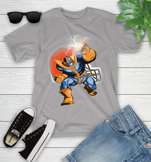 Cleveland Browns NFL Football Thanos Avengers Infinity War Marvel Youth T-Shirt 4