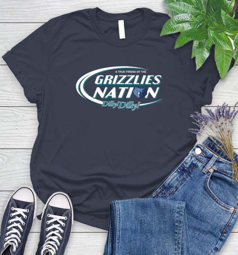 NBA A True Friend Of The Memphis Grizzlies Dilly Dilly Basketball Sports Women's T-Shirt 14