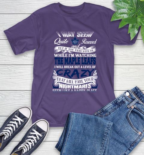 Toronto Maple Leafs NHL Hockey Don't Mess With Me While I'm Watching My Team T-Shirt 5