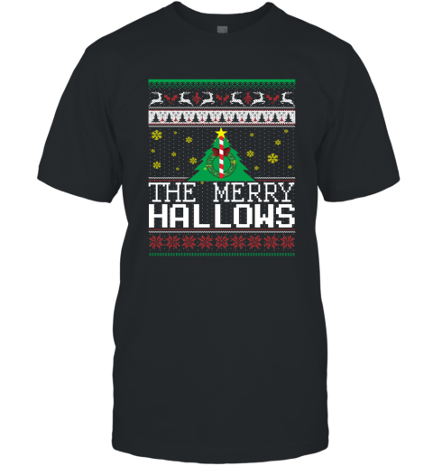 The Merry Hallows Cool Funny Best Christmas Ugly Style Gift T-Shirt