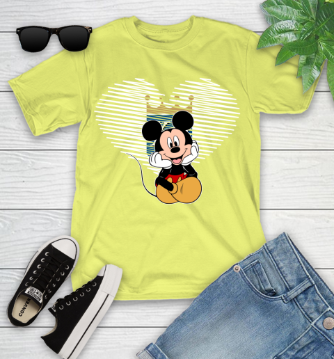 MLB Kansas City Royals The Heart Mickey Mouse Disney Baseball T Shirt_000 Youth T-Shirt 10