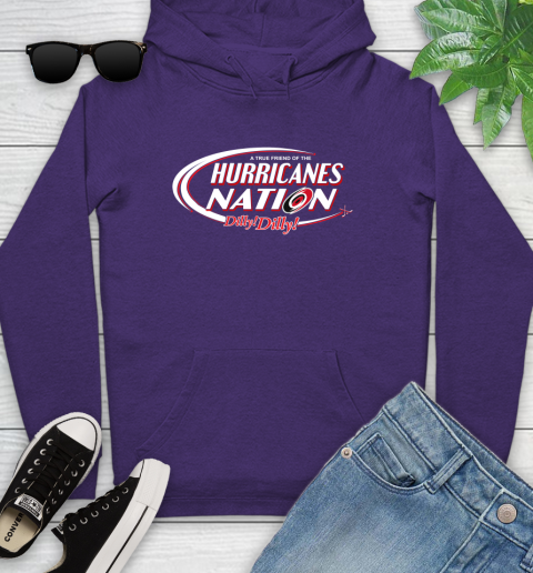 NHL A True Friend Of The Carolina Hurricanes Dilly Dilly Hockey Sports Youth Hoodie 5