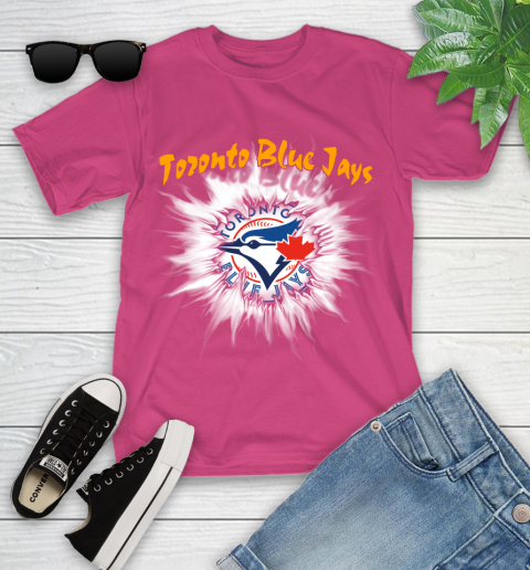 Toronto Blue Jays MLB Baseball Adoring Fan Rip Sports Youth T-Shirt 11