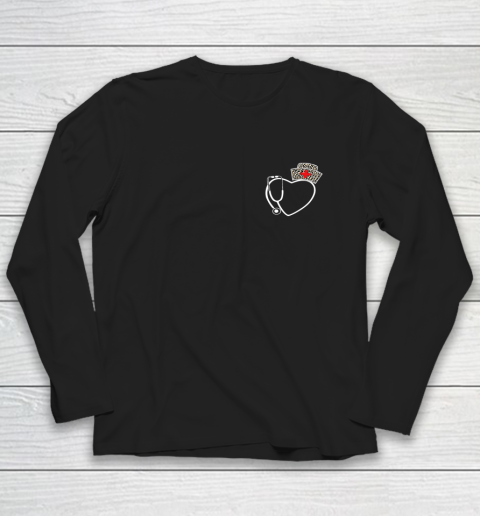 Heart Stethoscope Cute Love Nursing Gifts Valentine Day 2022 Long Sleeve T-Shirt 8