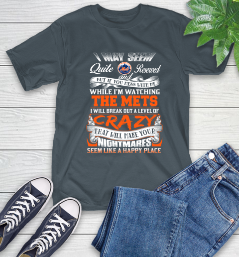 New York Mets MLB Baseball Don't Mess With Me While I'm Watching My Team T-Shirt 10