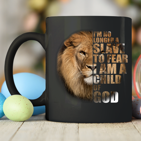 No Longer A Slave To Fear Child Of God Christian Ceramic Mug 11oz 2