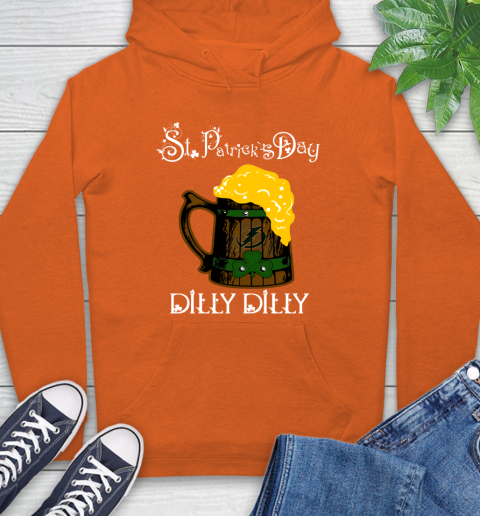 NHL Tampa Bay Lightning St Patrick's Day Dilly Dilly Beer Hockey Sports Hoodie 4