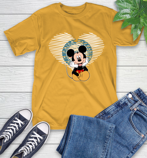NBA Philadelphia 76ers The Heart Mickey Mouse Disney Basketball T-Shirt 2