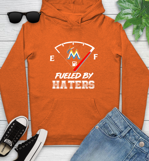 Miami Marlins MLB Baseball Fueled By Haters Sports Youth Hoodie 5 Miami Marlins MLB Baseball Fueled By Haters Sports Youth Hoodie - Image 5
