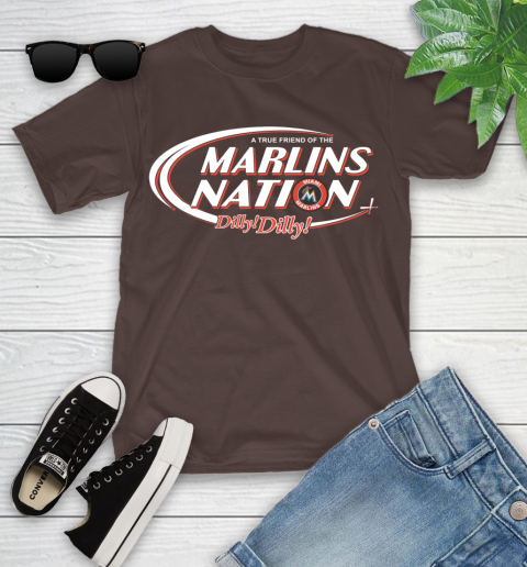 MLB A True Friend Of The Miami Marlins Dilly Dilly Baseball Sports Youth T-Shirt 7