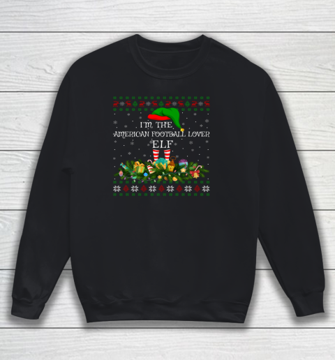 Matching Family Ugly American Football Lover Elf Christmas Sweatshirt