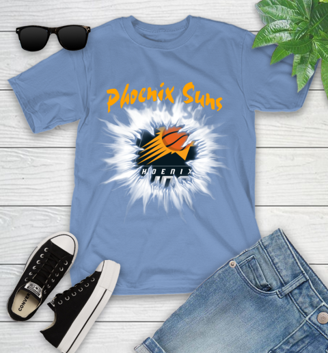 Phoenix Suns NBA Basketball Rip Sports Youth T-Shirt 15