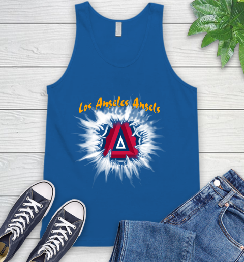 Los Angeles Angels MLB Baseball Adoring Fan Rip Sports Tank Top 4