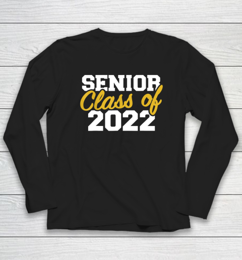 Senior Class Of 2022 Gift Graduation College Retro Long Sleeve T-Shirt