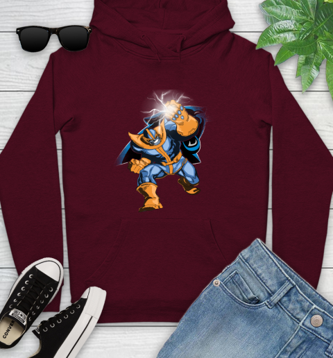 Carolina Panthers NFL Football Thanos Avengers Infinity War Marvel Youth Hoodie 7