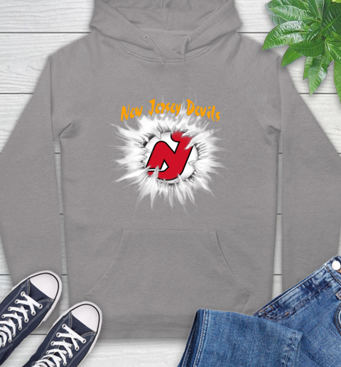 New Jersey Devils NHL Hockey Adoring Fan Rip Sports Hoodie 6