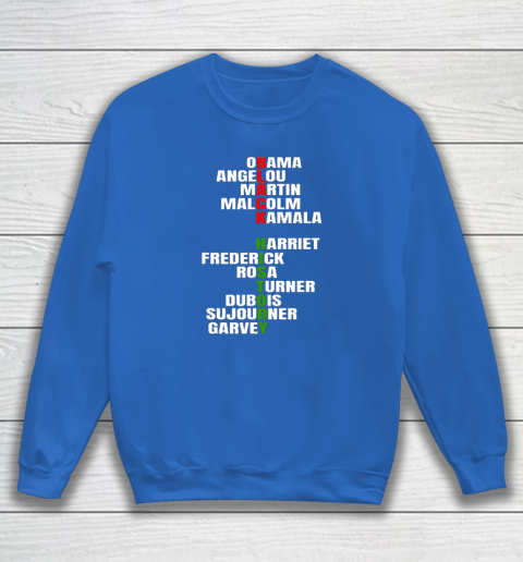Obama Angelou Inspirational African Black History Month Sweatshirt 5