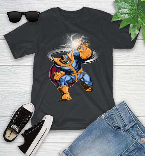 Miami Heat NBA Basketball Thanos Avengers Infinity War Marvel Youth T-Shirt
