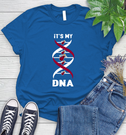 Miami Heat NBA Basketball It's My DNA Sports Women's T-Shirt 12
