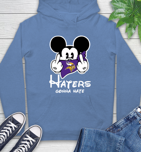 NFL Minnesota Vikings Haters Gonna Hate Mickey Mouse Disney Football T Shirt Hoodie 11