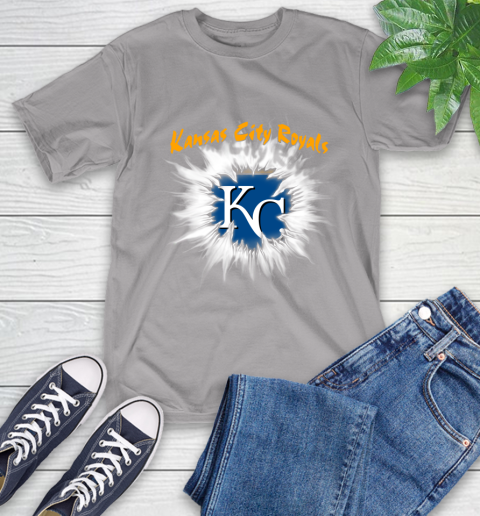 Kansas City Royals MLB Baseball Adoring Fan Rip Sports T-Shirt 6
