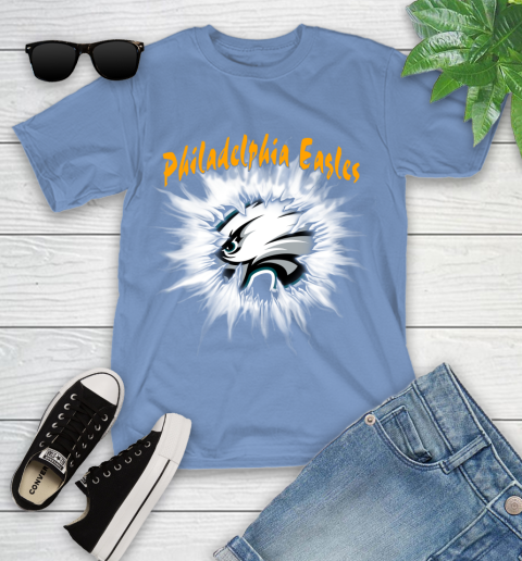 Philadelphia Eagles NFL Football Adoring Fan Rip Sports Youth T-Shirt 15