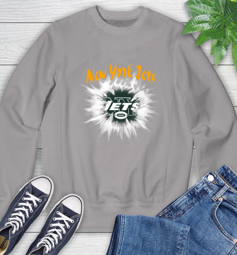 New York Jets NFL Football Adoring Fan Rip Sports Sweatshirt 5