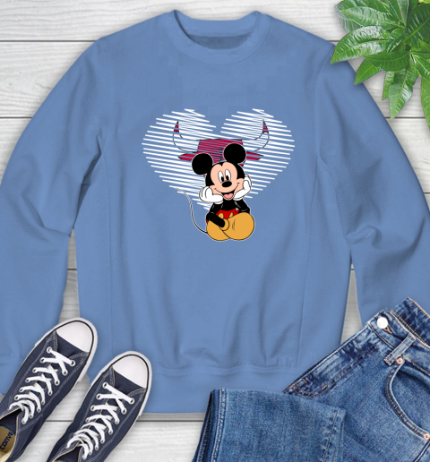 NBA Chicago Bulls The Heart Mickey Mouse Disney Basketball Sweatshirt 11