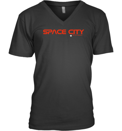 Houston Astros Space City V-Neck T-Shirt