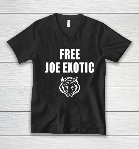 Free Joe Exotic V-Neck T-Shirt