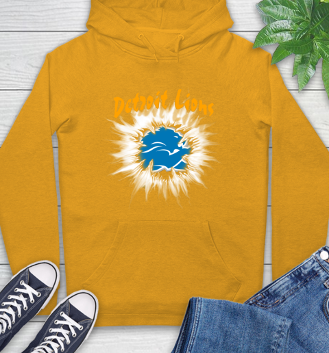 Detroit Lions NFL Football Adoring Fan Rip Sports Hoodie 2