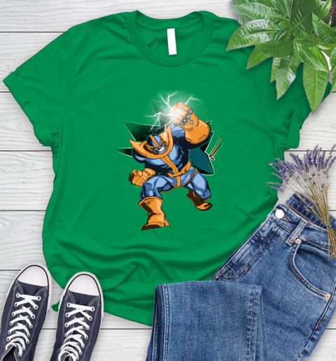San Jose Sharks NHL Hockey Thanos Avengers Infinity War Marvel Women's T-Shirt 9