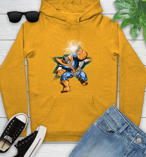 Dallas Stars NHL Hockey Thanos Avengers Infinity War Marvel Youth Hoodie 2