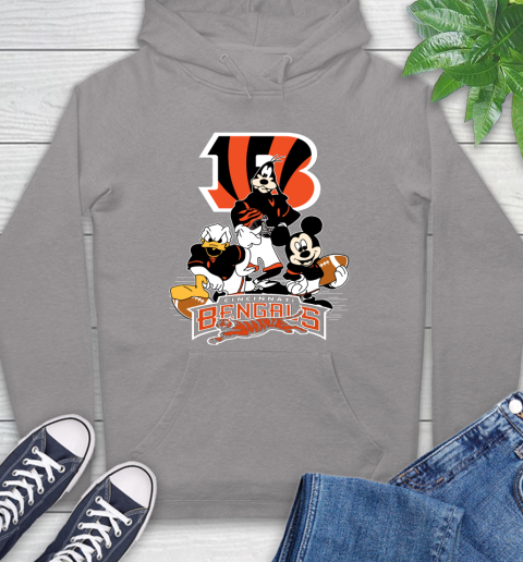 NFL Cincinnati Bengals Mickey Mouse Donald Duck Goofy Football Shirt Hoodie 6