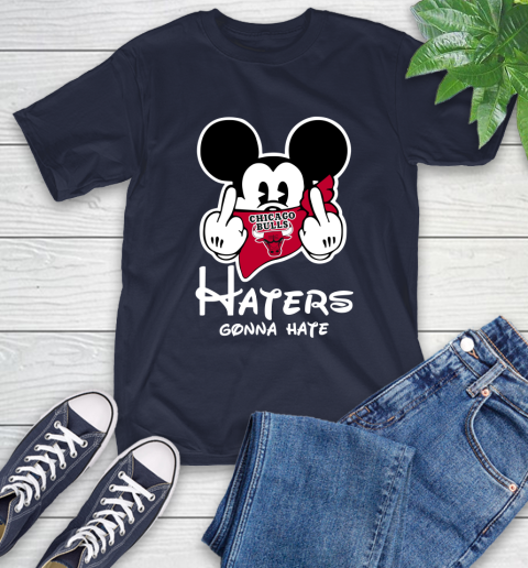 NBA Chicago Bulls Haters Gonna Hate Mickey Mouse Disney Basketball T Shirt T-Shirt 3