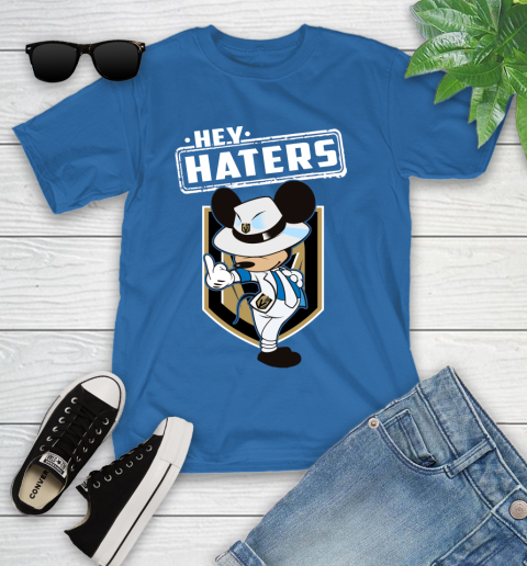 NHL Hey Haters Mickey Hockey Sports Vegas Golden Knights Youth T-Shirt 12