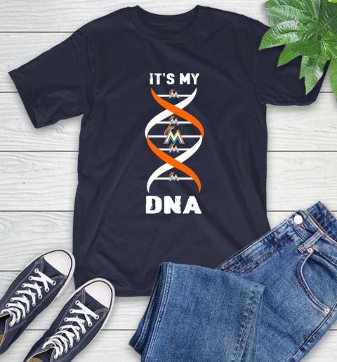 Miami Marlins MLB Baseball It's My DNA Sports T-Shirt 3